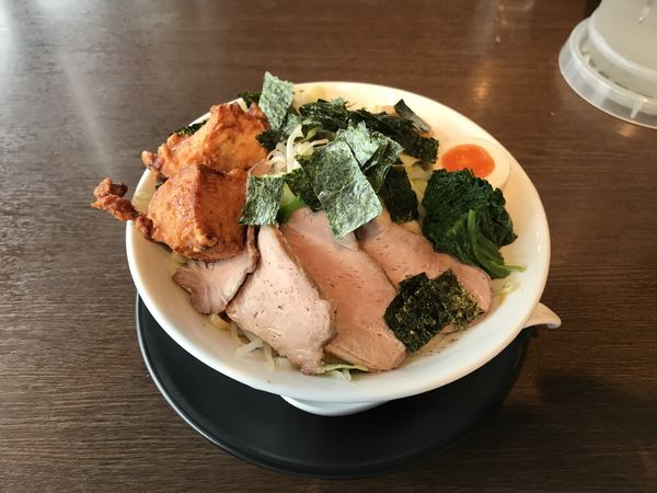 「汁なし野菜盛」@麺創 なな家の写真