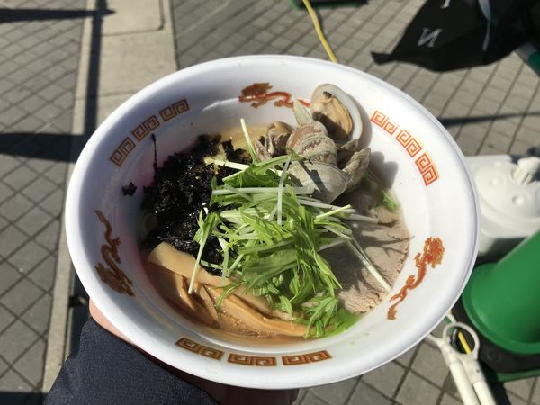 「極上淡麗貝だし潮ラーメン」@名古屋ラーメンまつり2020の写真