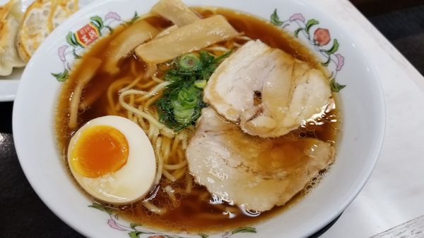 「醤油ラーメン」@餃子の王将 アルピコプラザ松本店の写真