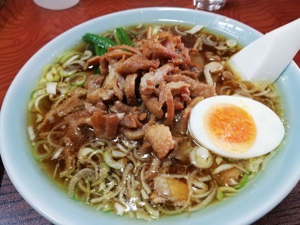 「ラーメン＋とり皮」@さくらい食堂の写真