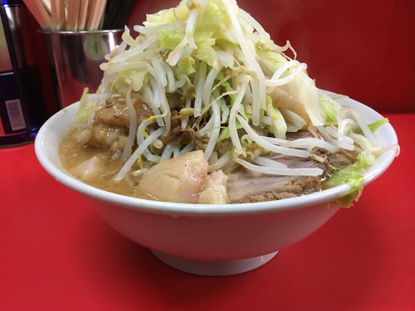 「小ラーメン (ゼンブ)」@ラーメン二郎 松戸駅前店の写真