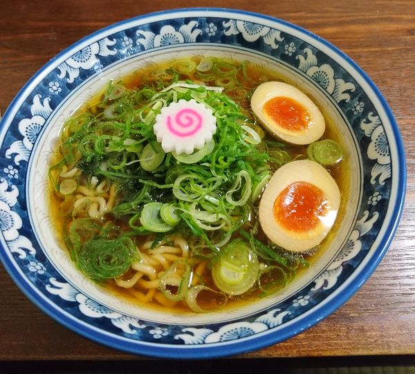 「九条ネギラーメン 味玉」@麺屋わしわの写真