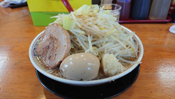 「味玉もやしラーメン（中）醤油」@麺屋 登夢道 茅ヶ崎本店の写真