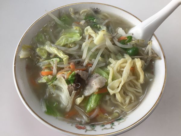 「タンメン¥500」@手打ちらーめん 宝亭の写真