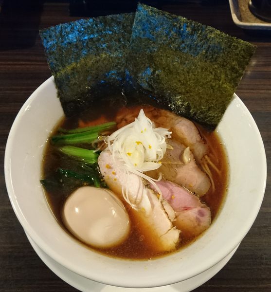 「特製中華そば(細麺)」@麺や 豊の写真