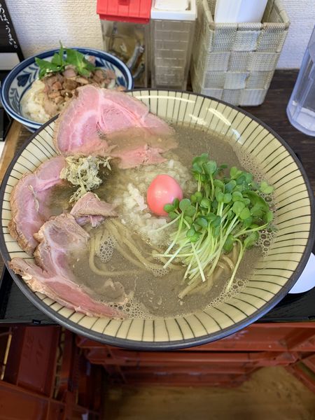 「浦和セメント 肉ごはん」@仮麺中(角打ち わかさや)の写真