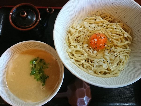 「【限定】釜玉鶏つけめん ￥890」@和風らーめん 凪の写真