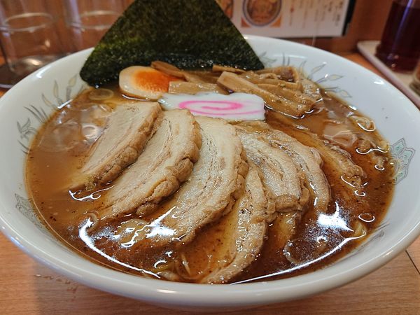 「チャーシュー麺(サービス半ライス)」@麺屋 十王の写真
