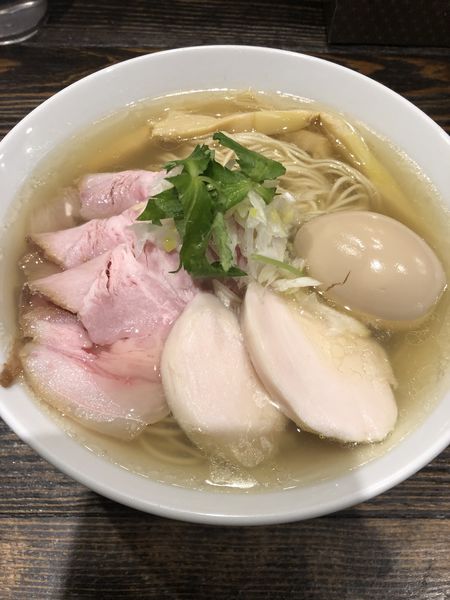 「特製塩中華そば（塩）」@中華そば 向日葵の写真