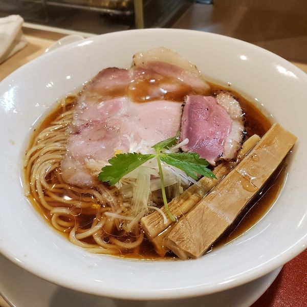 「紀州鴨そば(¥890)」@燃えよ麺助の写真