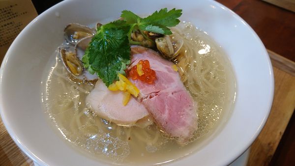 「浅利とムール貝の汐そば」@麺処しろくろの写真