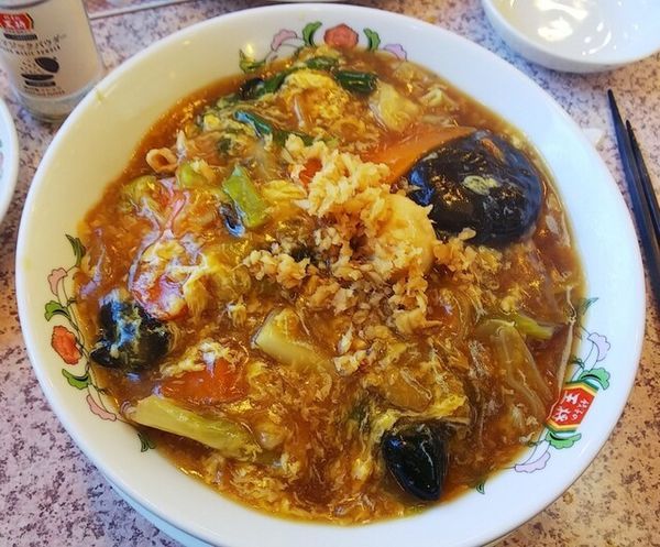 「五目あんかけラーメン630円」@餃子の王将 前橋駒形店の写真