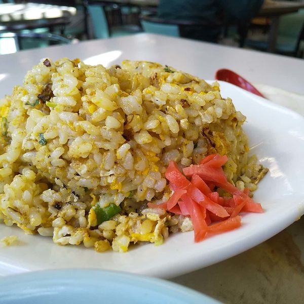 「#チャーハン #550円 #唐揚げプラス #３個 #200円」@波止場食堂 出田町店の写真