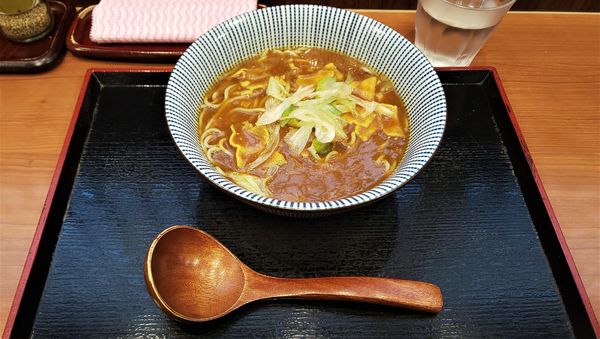 「至福のカレーそば」@かまくらそば アトレ大船店の写真