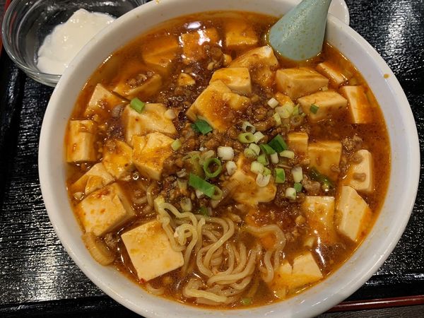 「マーボ豆腐メンセット」@四川厨房 宝都の写真