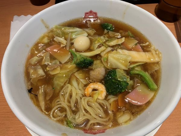 「五目あんかけラーメン」@日高屋 春日駅前店の写真
