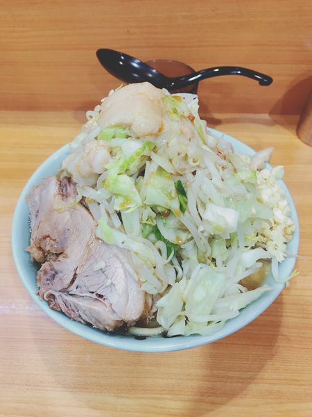 「小ラーメン全マシ」@ラーメン二郎 八王子野猿街道店2の写真