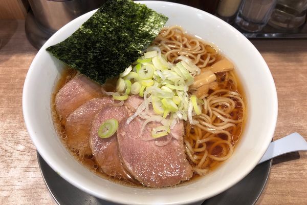 「朝チャーシューメン500円」@舎鈴 エキュート赤羽店の写真