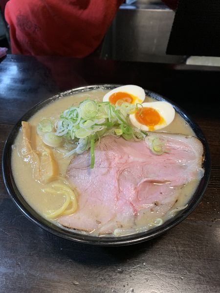 「炎の濃厚味噌らーめん 餃子 ビール」@麺匠 茜ノ舞の写真