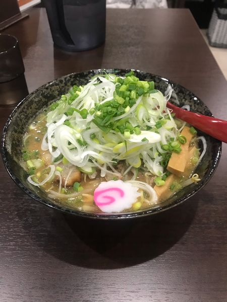 「味噌ラーメン790円、ネギ,小ライス各100円」@北海道ラーメン 温の写真