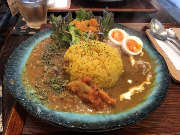 「あいがけカレー」@BOCCO CURRYの写真