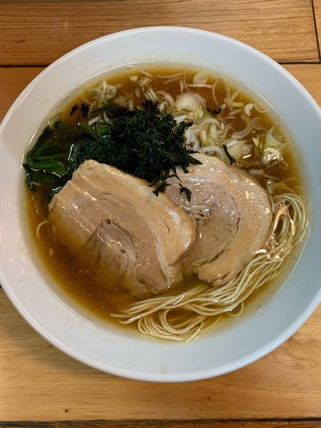 「中華そば細麺(800円)」@ときわ亭の写真