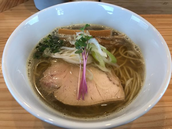 「焼きアゴ塩らぁ麺　730円」@らぁ麺屋09。の写真