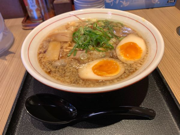 「醤油ラーメン味玉トッピング」@麺処 森元 松井山手店の写真