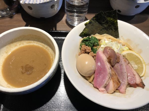 「特製鴨白湯和えつけそば」@鴨出汁中華蕎麦 麺屋yoshikiの写真