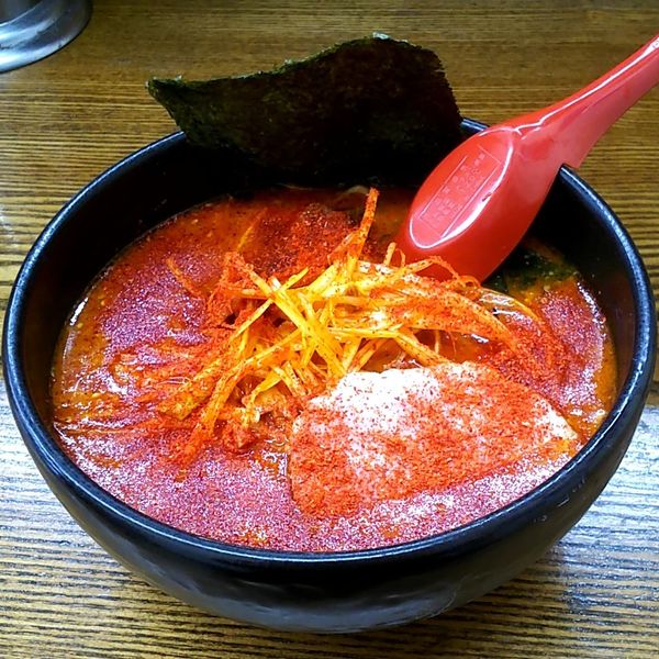 「辛みそ辛ネギラーメン(大盛)」@麺屋てつの写真