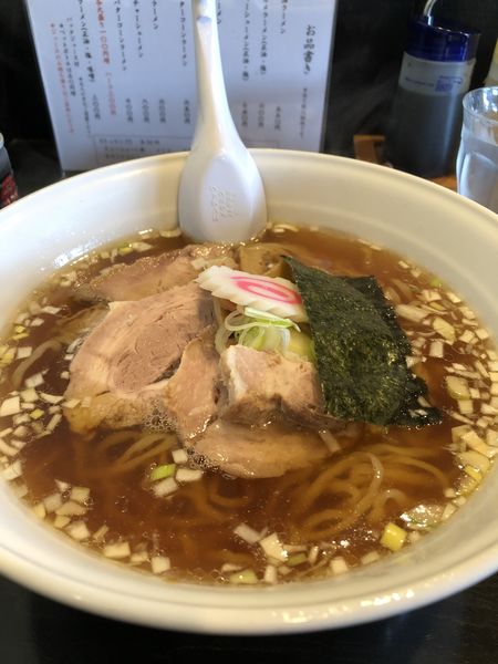 「醤油ラーメン大盛り」@自家製麺 名無しの写真