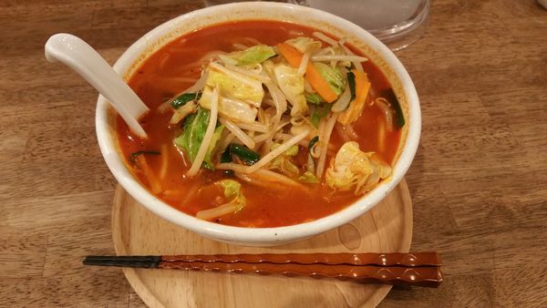 「辛口たっぷり野菜タンメン」@らーめんshigetomiの写真