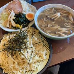 きのこつけ麺（具付）大盛（ラーパスサービス）