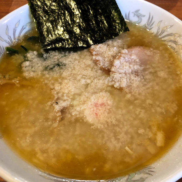 「朝の味噌（麺は美穂）700円　背脂　10円」@麺＆cafe Coi.Coi.の写真