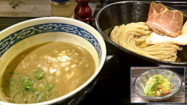 「【夜】重濃煮干つけ麺+トリュフの和え玉」@志奈そば 田なかの写真
