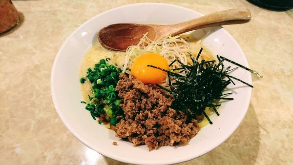 「鶏ポタンタン麺(辛さ増し)」@鶏ポタラーメン THANK 大門店の写真