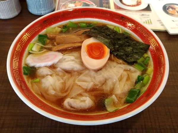 「自家製ワンタン麺」@いさりびの写真