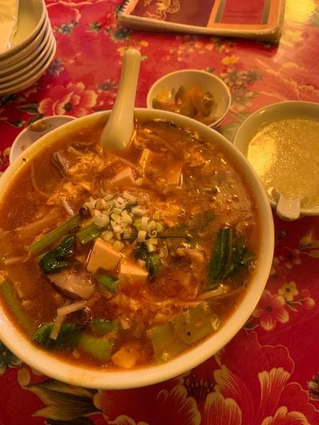 「サンラータン麺 シューマイ2個　700円」@你好の写真