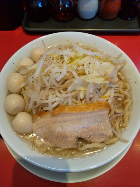 「塩ジロー（うずら付き）」@麺屋あっ晴れ 堀田店の写真