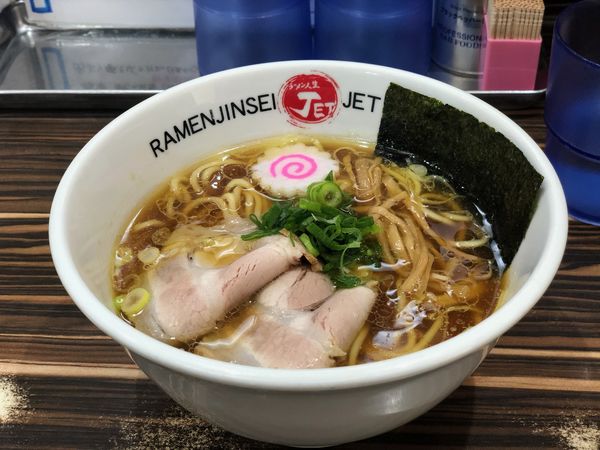 「醤油ラーメン」@ラーメン人生 JET 福島本店の写真