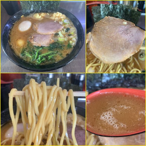 「醤油豚骨（並）¥730+味付き玉子¥100→¥0（クーポン）」@横浜家系ラーメン 源絆家の写真