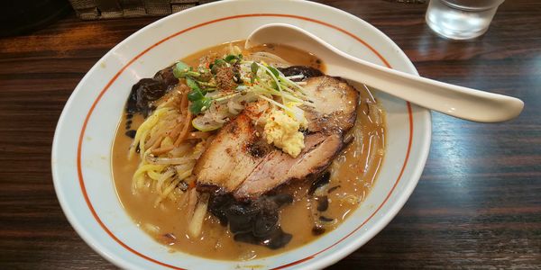 「焼味噌ら～めん」@らー麺 あけどやの写真