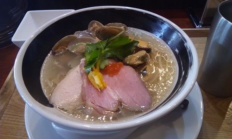 「浅蜊とムール貝の汐そば」@麺処しろくろの写真