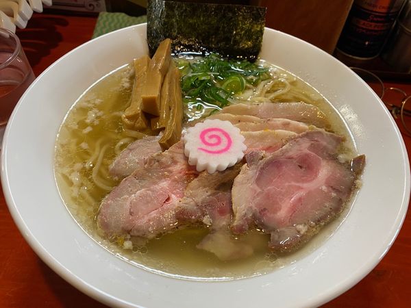 「2/13 はまんど平打「中盛り）＋チャーシュー４枚1,020円」@讃岐ラーメン はまんど横須賀の写真