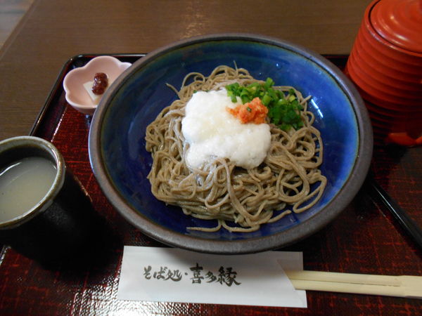 「やまかけそば」@そば処 喜多縁の写真