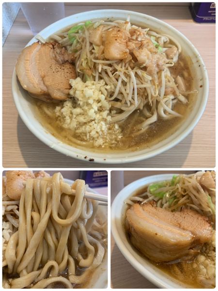 「ラーメン500g 全マシ」@麺屋 味方の写真