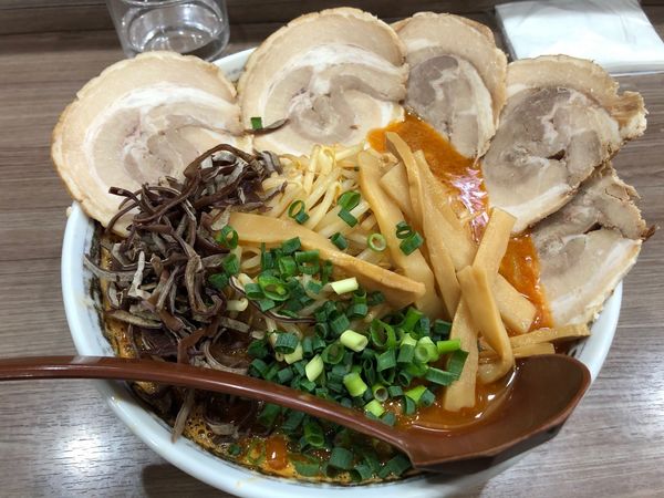 「ジャン辛チャーシュー2辛」@らーめん初代一国堂 相模原本店の写真