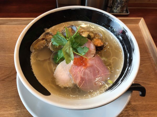 「浅利とムール貝の汐そば」@麺処しろくろの写真