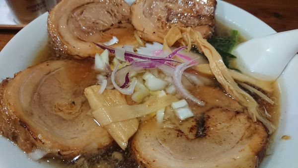 「超厚切りチャーシュー麺」@麺屋 芽ぶきの写真