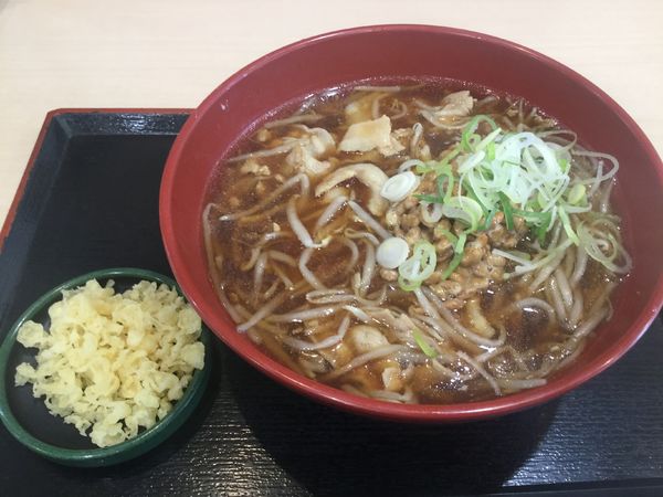 「【期間限定】肉あんかけ中華+納豆（￥490+クーポン）」@ゆで太郎 錦町店の写真